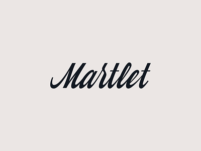 Martlet brand branding clothing design fashion hand-lettering label lettering logo logotype vetoshkin