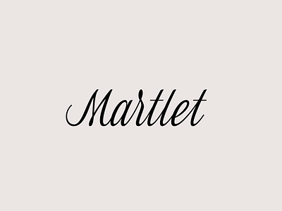 Martlet brand branding clothing design fashion hand lettering label lettering logo logotype mark trademark vetoshkin