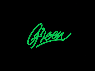 Green brushpen design hand lettering lettering logo logotype sketch sketching vetoshkin