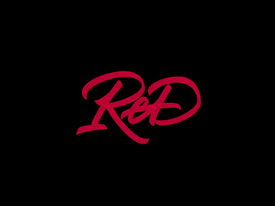 Red brushpen design hand lettering lettering logo logotype sketch sketching vetoshkin