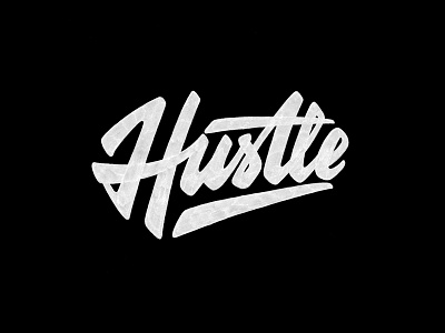 Hustle brushpen design hand lettering lettering logo logotype sketch sketching vetoshkin