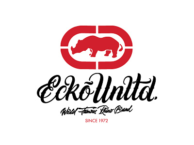 One of the options of the lettering t-shirt for EckoUnltd