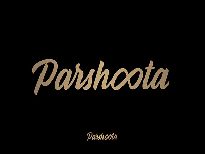 Parshoota design lettering logo logotype vetoshkin