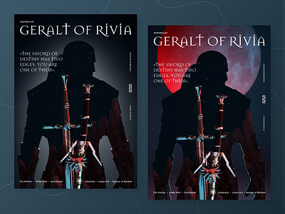 3D Poster «Geralt of Rivia»