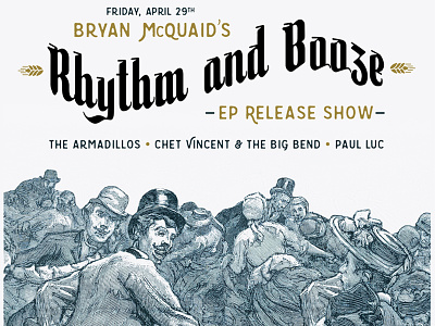 Bryan McQuaid Rhythm and Booze EP Release Show armadillos booze bryan chet luc mcquaid paul pittsburgh rhythm vincent