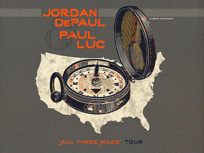 Jordan DePaul & Paul Luc "All These Miles" Tour compass depaul jordan luc miles paul tour usa