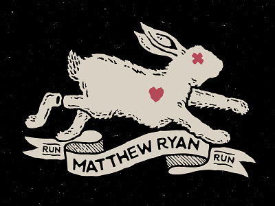 Run Rabbit Run death folk foot heart hope indie matthew punk rabbit ryan scroll unlucky