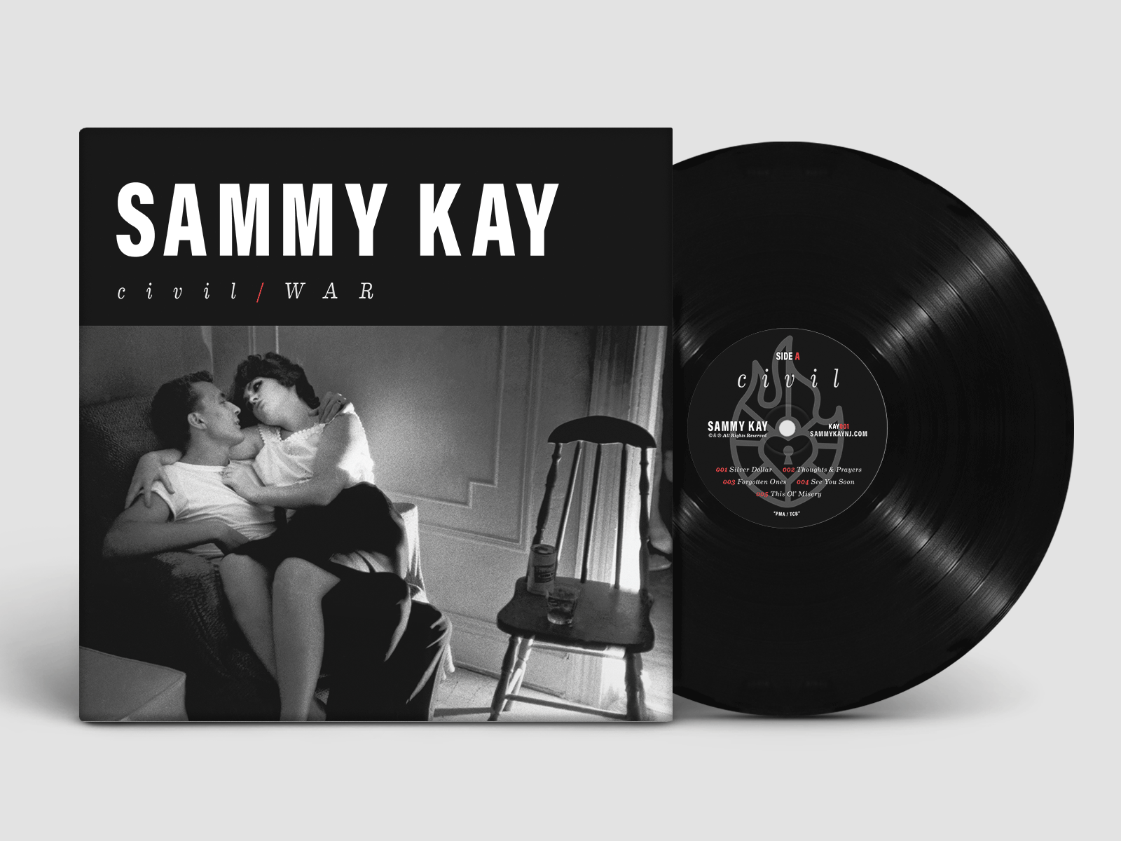 Sammy Kay Civil/WAR Vinyl Packaging by Joe Maiocco on Dribbble