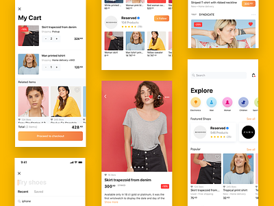 MyLoqta e-commerce app app buy e-commerce interface sell shop shopping ui ux