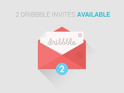 Dribbble Invites Available design draft dribbble flat icon invite invites prospect