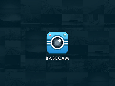 Basecam - Intuitive Camera App -iOS7 camera flat flat design ios7 iphone mobile photo video