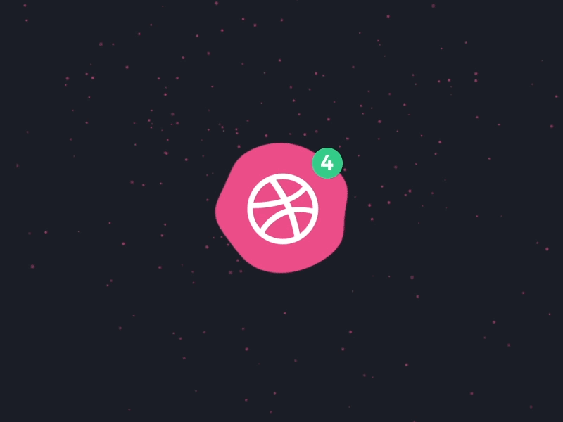 Dribbble Invites to Giveaway #4 animation cosmos draft dribbble fluid gif giveaway invites particles space