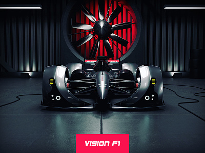 Vision F1 - Concept Car - CGI 3d 3ds max bolid car cgi corona render formula 1 garage mercedes model racing vision