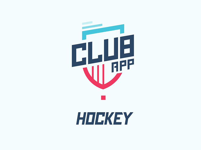 Clubapp - Hockey app branding club hockey illustration logo nhl shield