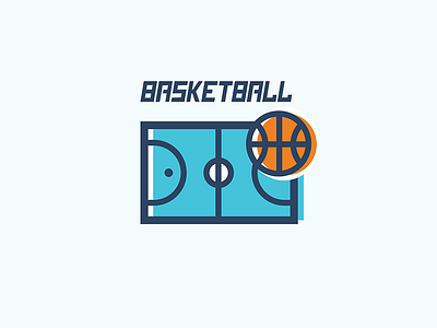 Clubapp Basketball ball basketball clubapp court icon line linear nba outline pitch