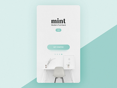 Mint - Modern Furniture Store App app clean ecommerce furniture ios mint store ui