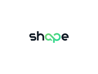 Shape Logo care design fitness gym health infinity life loop shape symbol