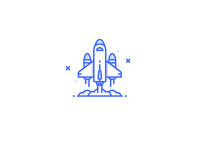 Spaceship Icon cosmos discover flat icon illustration prom space spaceship travel