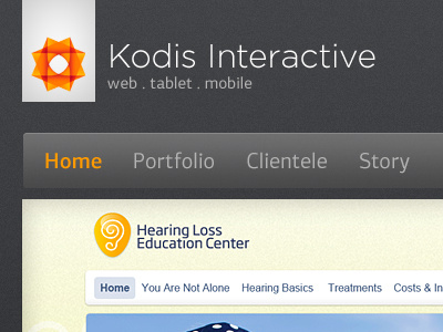 Kodis Interactive art direction ipad kodis interactive seth erickson smartphone tablet web design