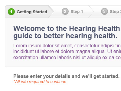 HLEC Hearing Health Quiz art direction cochlear hlec kodis interactive seth erickson web design