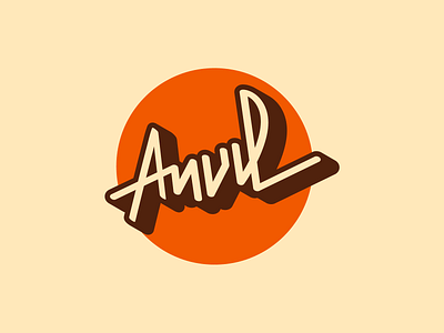 Anvil Logo anvil anvil island branding brochure brochure design identity logo logo design summer camp