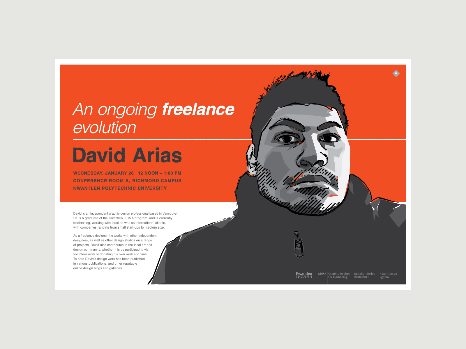 GDMA Speaker Series Posters 20102011 by Nick Frühling on Dribbble