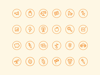 Chimp Marketing Icons charity icon design icon set icons interface design interface icons product illustration ui ui design