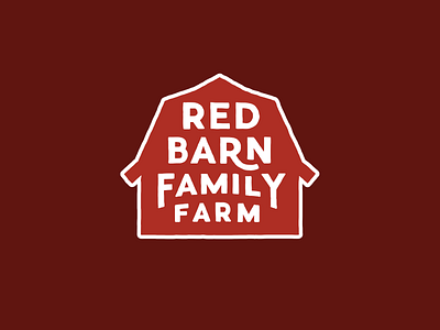 Red Barn Family Farm branding branding design design family farm logo farming identity identity design logo logo design