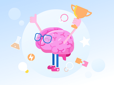 Brainable Brainy Mascot exercise your brain mental workouts