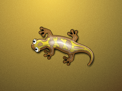Gecko game gecko gekko golden icon illustration lizard orange vector