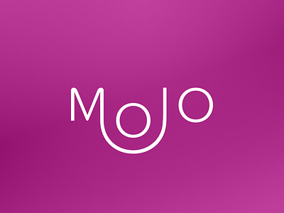 Mojo Wine Label Logo label logo love pink pleasure sensual wine women