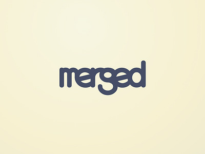 Merged Logo coding git logo mono mono space solarise solarize typography