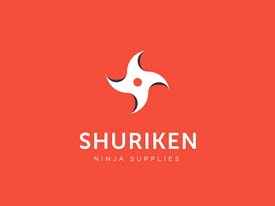 Ninja Supplies demo kit logo ninja shuriken sketch ui kit