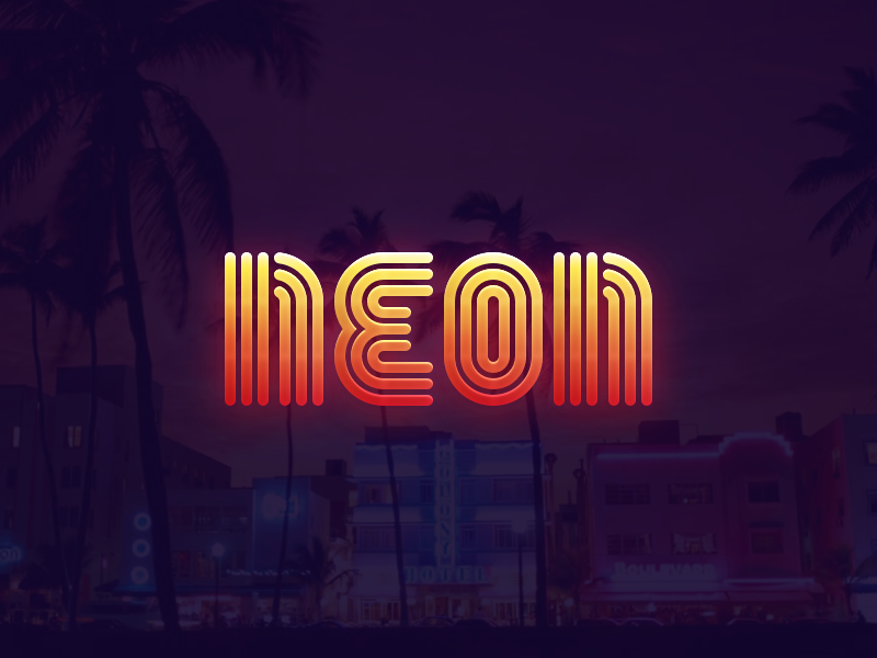 Neon Logo by Stas Kulesh 🥝 on Dribbble