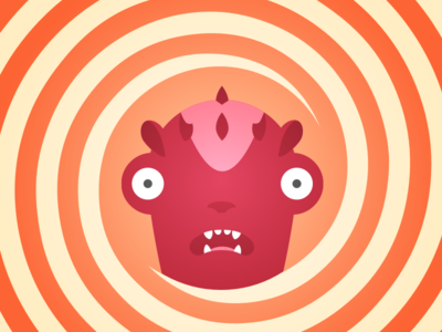 Monsters for Sketch build free kit monsters promo red sketch template ui