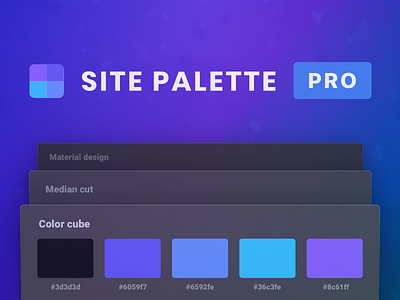 Site Palette PRO api color colour colour mix dark palette site swatch tool