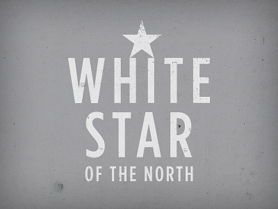 White Star of the North logo logo design