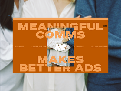 MC MEANINGFUL COMMS 001 branding creative direction design web