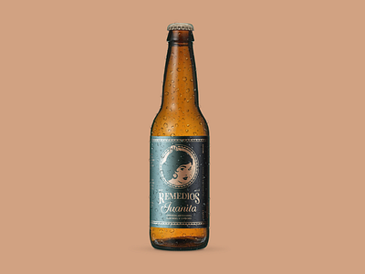 Remedios Juanita™ Craft Beer art beer branding beer label branding craft craftbeer design hemp illustration illustrator