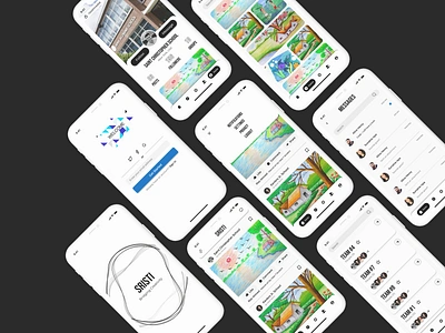 SRISTI UI APP DESIGN adobe branding design dribble figma figmadesign framerx mobile app design mobile design ui