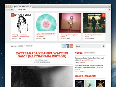 Wordpress Music Blog Theme blog layout music theme wordpress