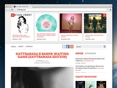 Wordpress Music Blog Theme