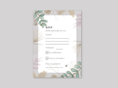 Day 6 - Wedding Invite codepen coding contact form design layout ui ux web wedding wedding design wedding invite