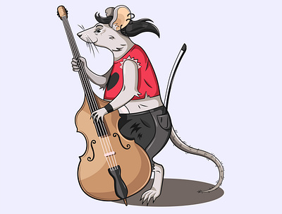 Mr. Rat adobe illustrator animals art character design color design illustration rats vector