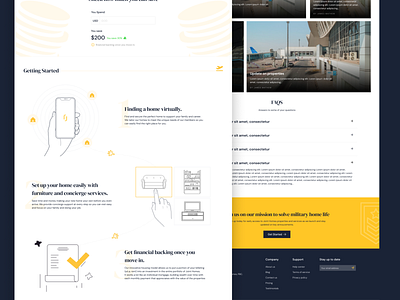 Joint Homes Landing Page Redesign minimal ui website
