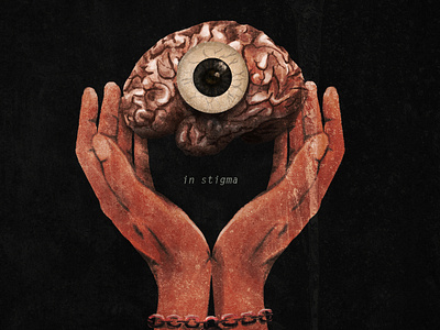In:stigma album cover art artwork digital painting illustration