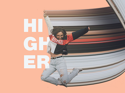 Higher graphic design photo manipulation photoshop typogaphy