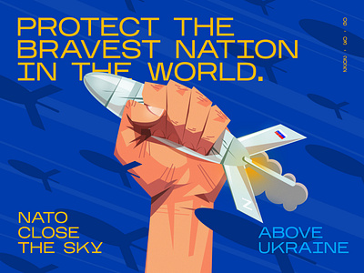 War in Ukraine Poster art direction graphic design illustration poster vector