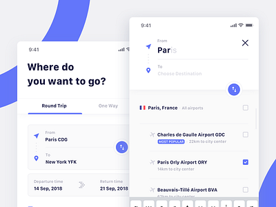 Booking app ✈️ airplane booking flat flight hotel restaurant travel ui ux