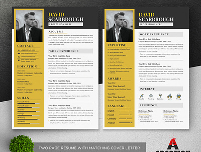 Resume template 2 page resume a4 bundle classic resume clean cv clean resume cover letter education job application job resume minimalist resume modern objective resume resume download resume layout resume template simple student template